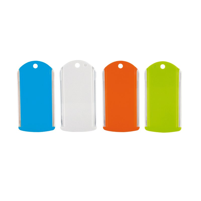 Miniature 2 pour PORTE-CLES PORTE ETIQUETTE AVEC MOUSQUETON