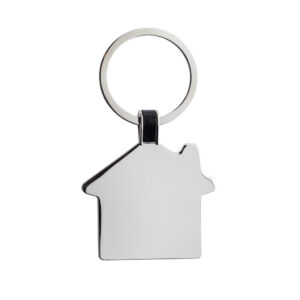 Visuel Porte-clés maison en alliage de zinc recyclé RCS