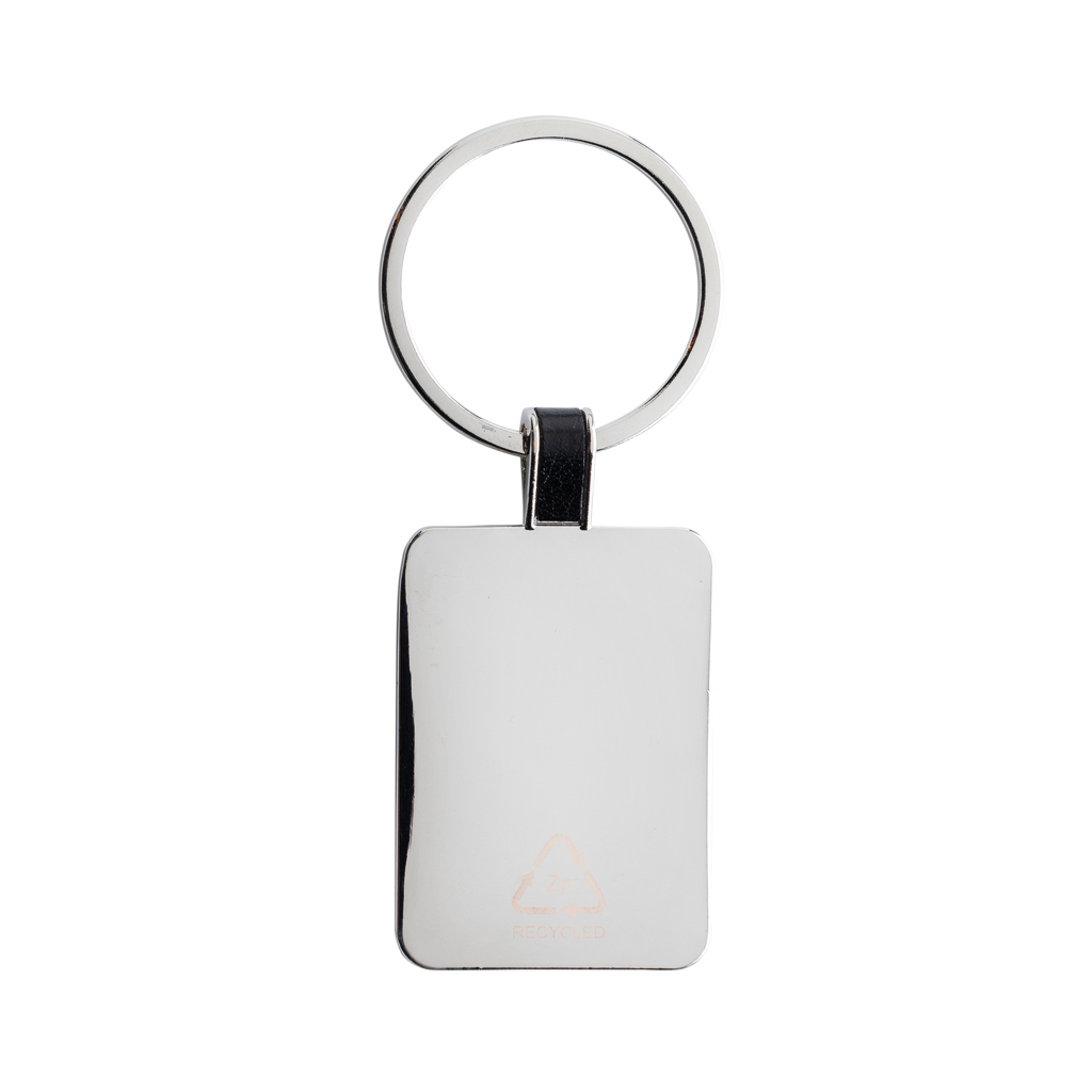 Miniature 3 pour Porte-clés rectangle en alliage de zinc recyclé RCS