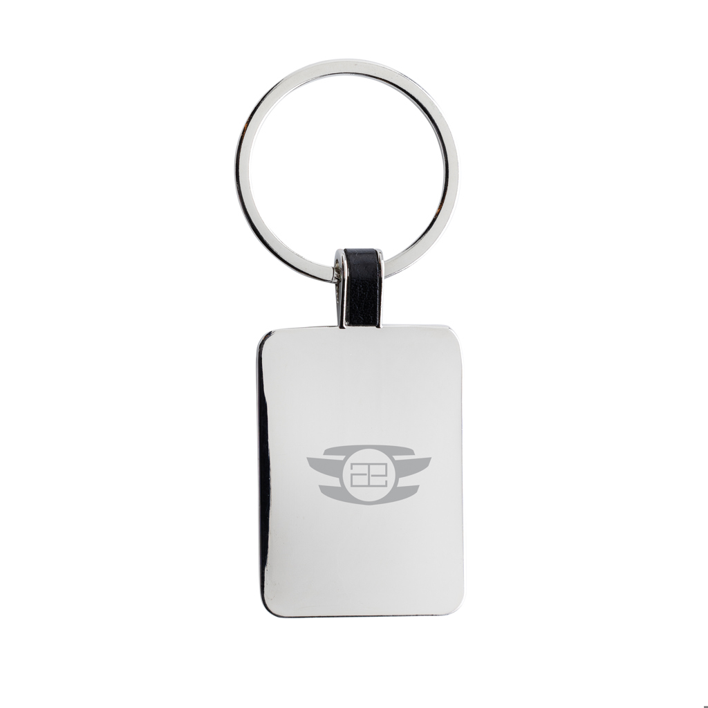 Miniature 4 pour Porte-clés rectangle en alliage de zinc recyclé RCS