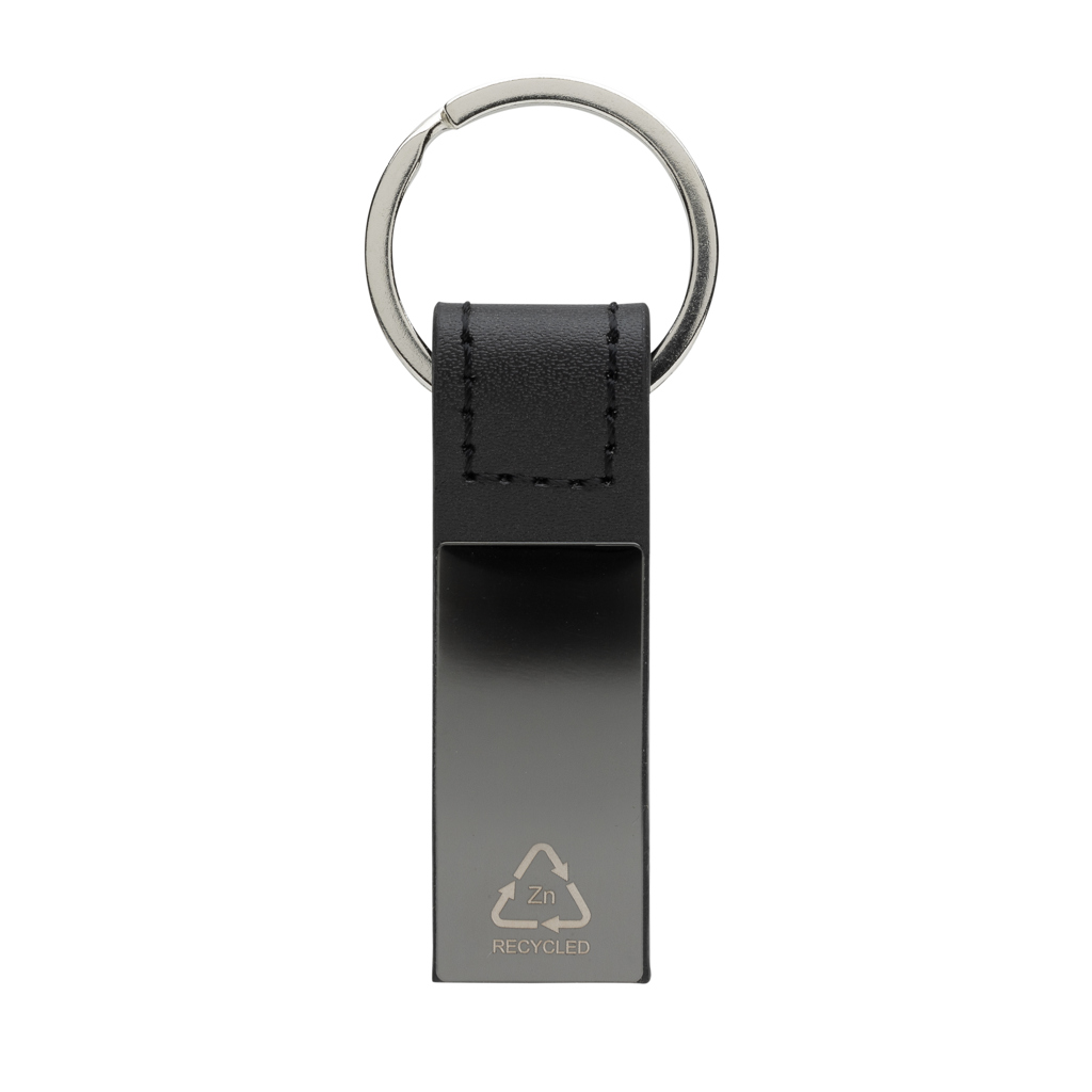 Miniature 3 pour Porte-clés luxe en PU et alliage de zinc recyclé RCS