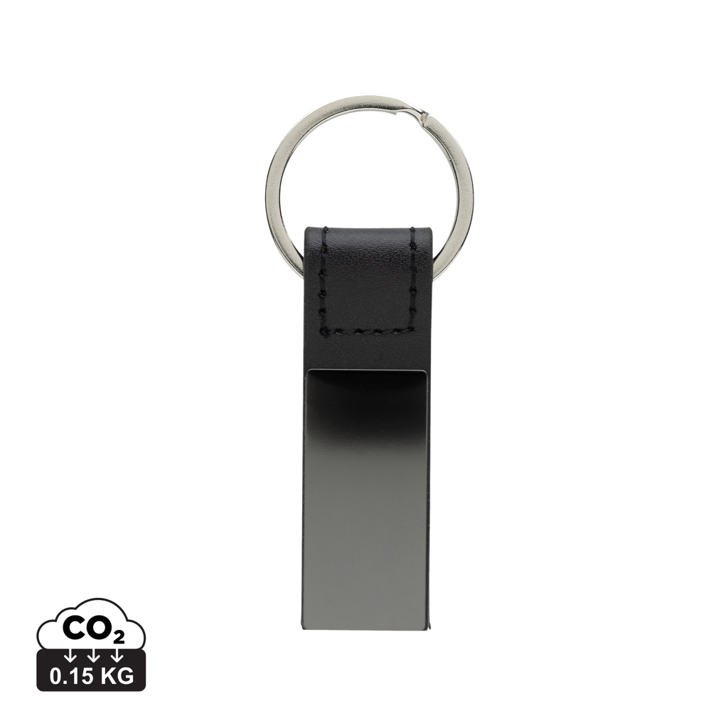 Miniature 1 pour Porte-clés luxe en PU et alliage de zinc recyclé RCS