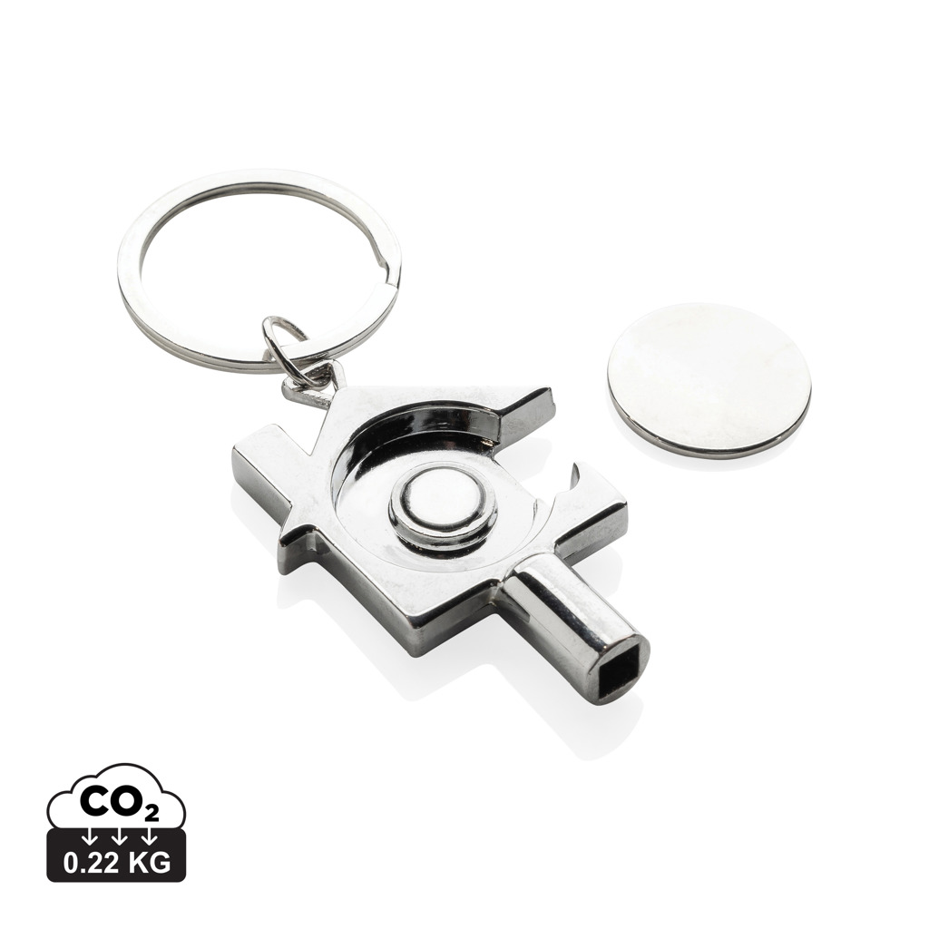 Miniature 1 pour Porte-clés 3 en 1 en alliage de zinc recyclé RCS