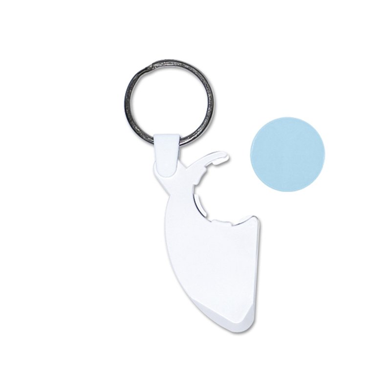 Miniature 7 pour PORTE-CLES PORTE-JETON GRATTE-JEUX (anneau 25 mm)