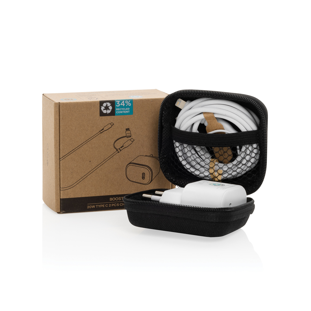 Miniature 15 pour Set de 2 chargeurs 20W en PET recyclé RCS Boost