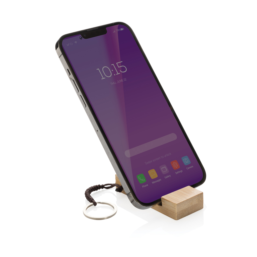 Miniature 3 pour Support pour téléphone en bambou Standkey