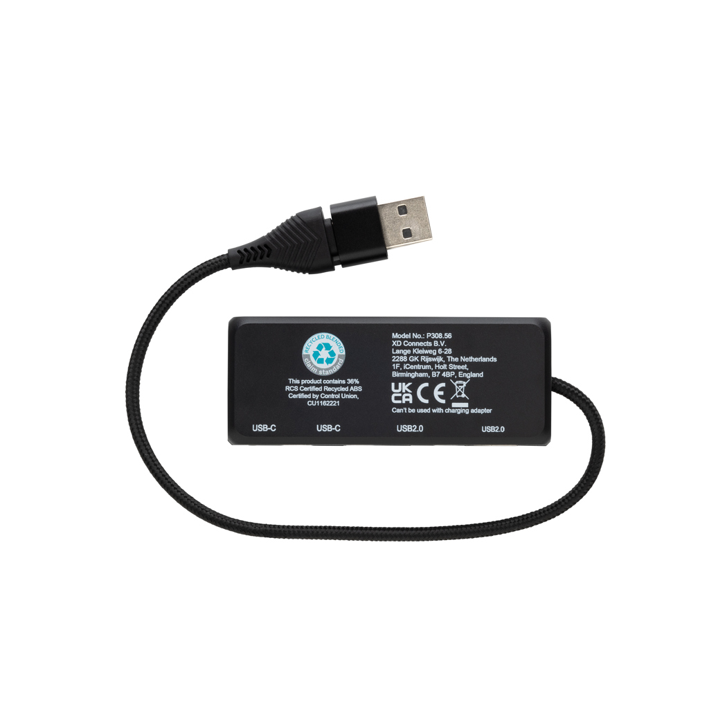 Miniature 4 pour Hub USB à double entrée en plastique et en bambou  RCS Link