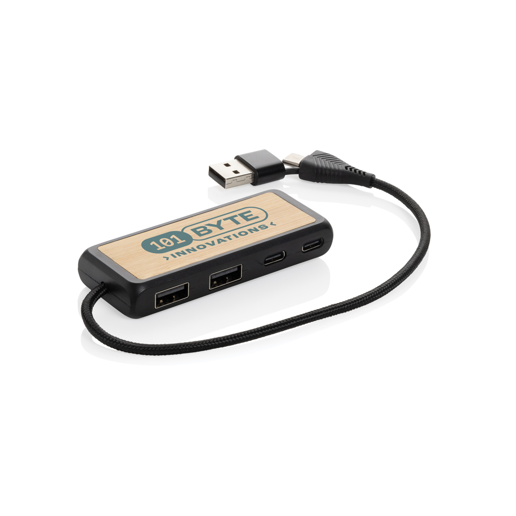 Miniature 6 pour Hub USB à double entrée en plastique et en bambou  RCS Link