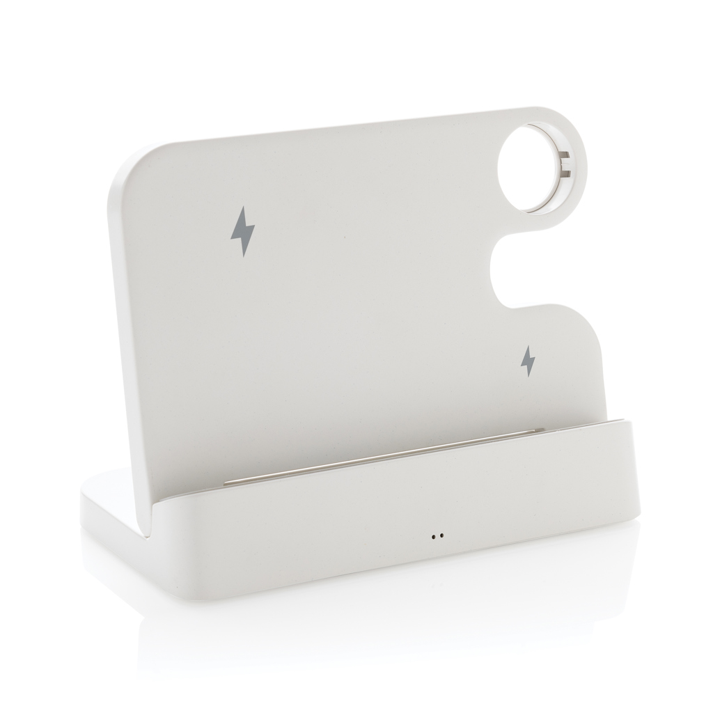 Miniature 2 pour Double chargeur 15W en plastique RCS avec emplacement iWatch
