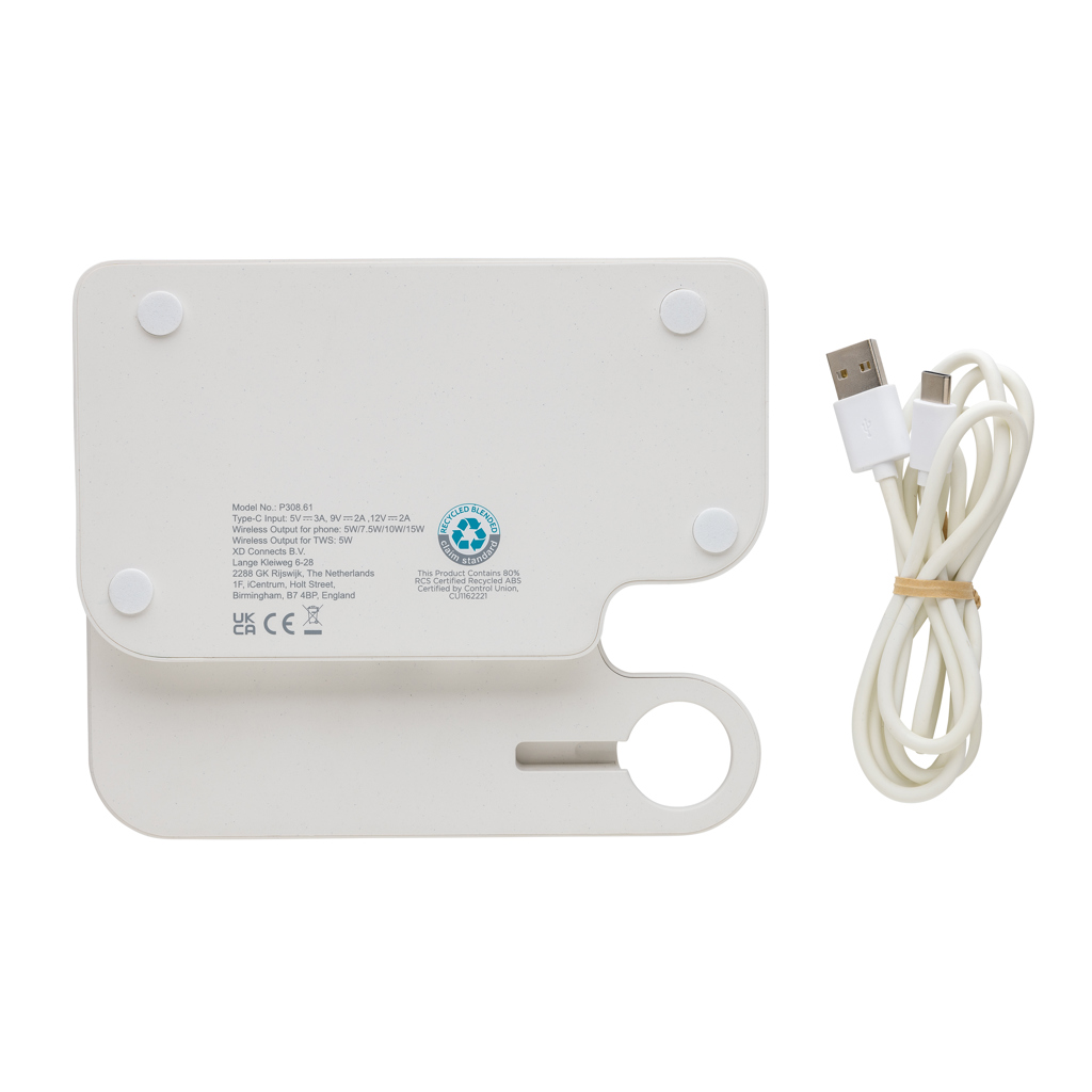 Miniature 7 pour Double chargeur 15W en plastique RCS avec emplacement iWatch