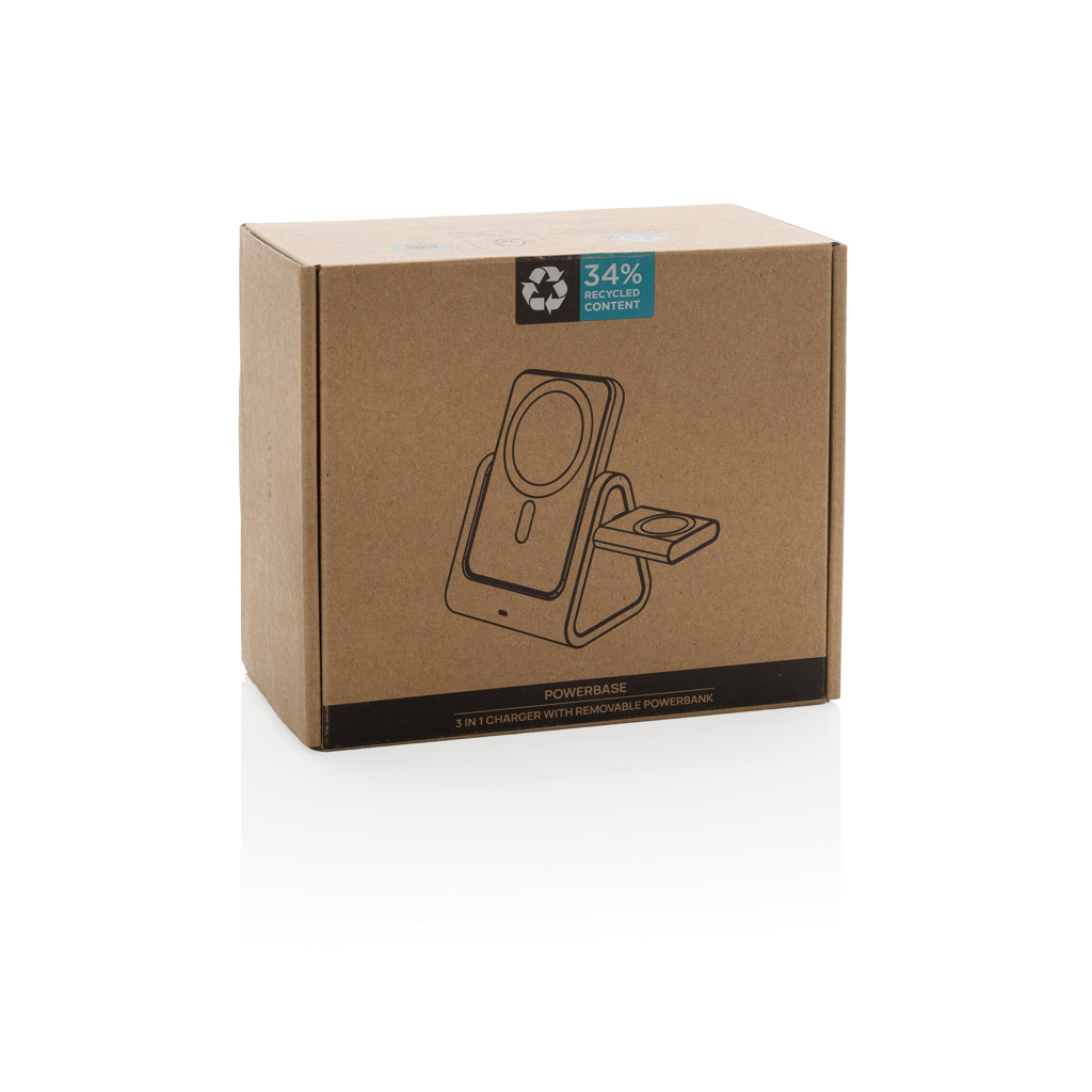 Miniature 15 pour Chargeur 3 en 1 avec powerbank en plastique RCS Powerbase