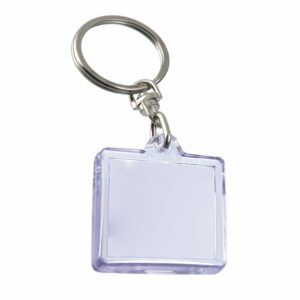 Visuel PORTE-CLES TRANSPARENT PORTE-ETIQUETTE
