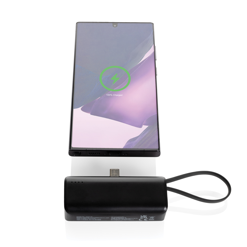 Miniature 3 pour Power Bank 3000mAh en plastique RCS connexion USB C Powerlink