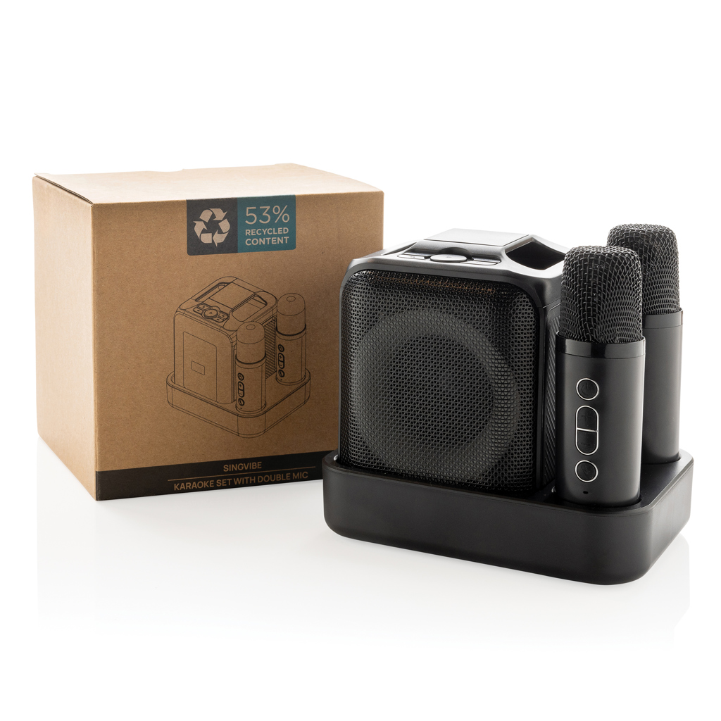 Miniature 13 pour Set karaoké avec double micro en plastique RCS SingVIBE