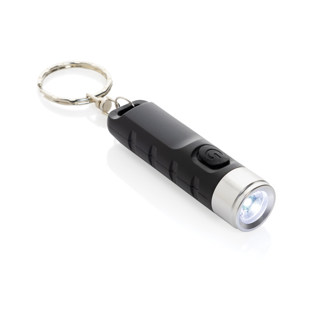 Miniature 2 pour Porte-clés lampe torche charge USB en plastique RCS Globix