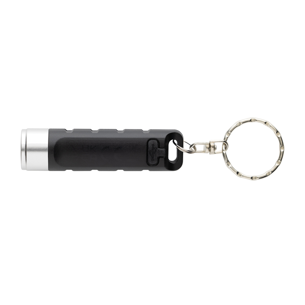 Miniature 5 pour Porte-clés lampe torche charge USB en plastique RCS Globix