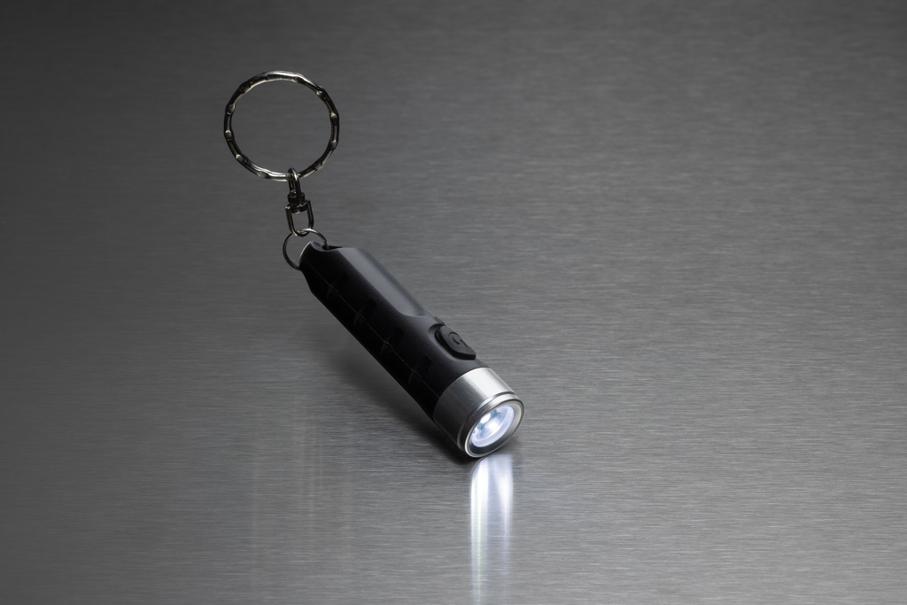 Miniature 8 pour Porte-clés lampe torche charge USB en plastique RCS Globix