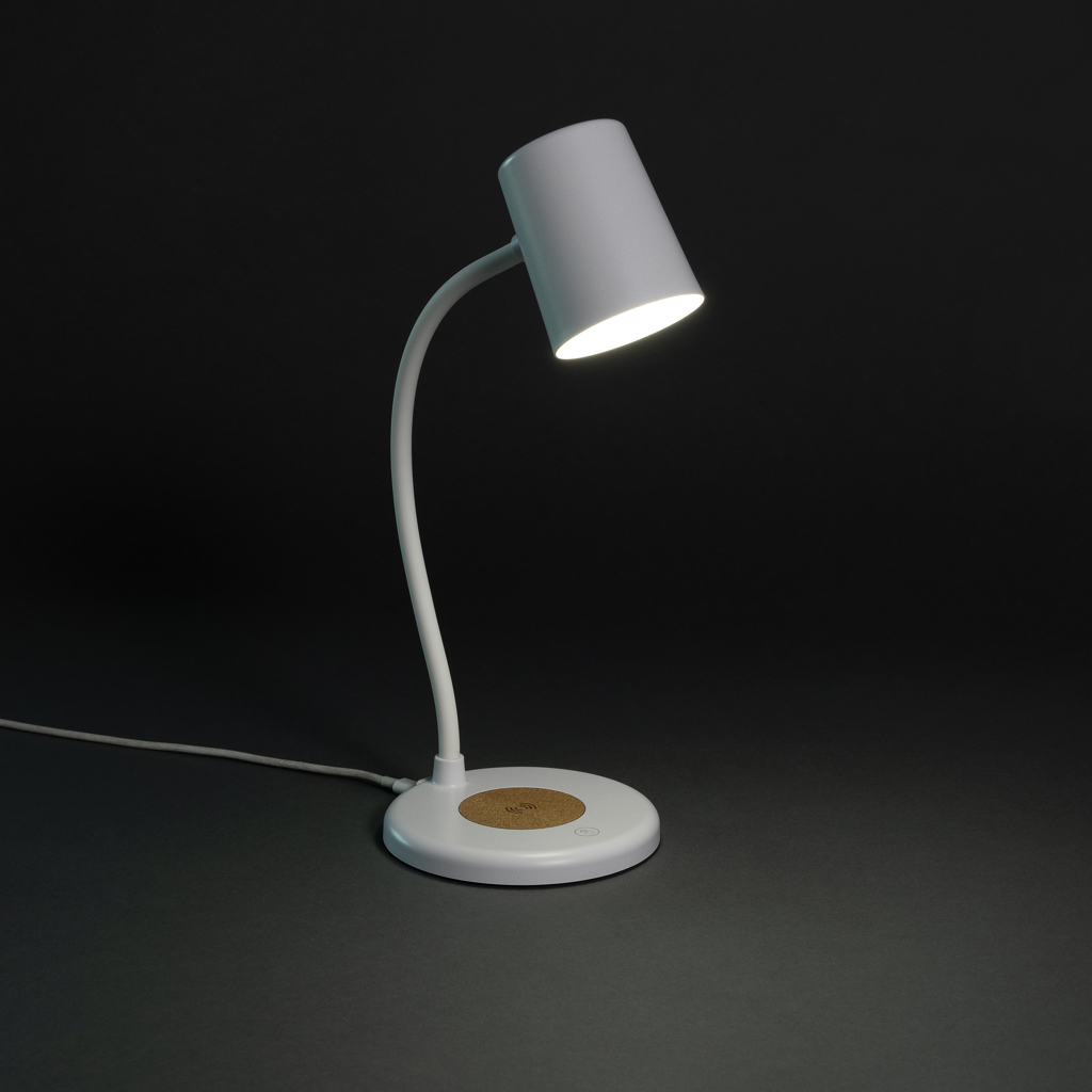Miniature 12 pour Lampe de bureau 15W  en liège et plastique RCS Zenara