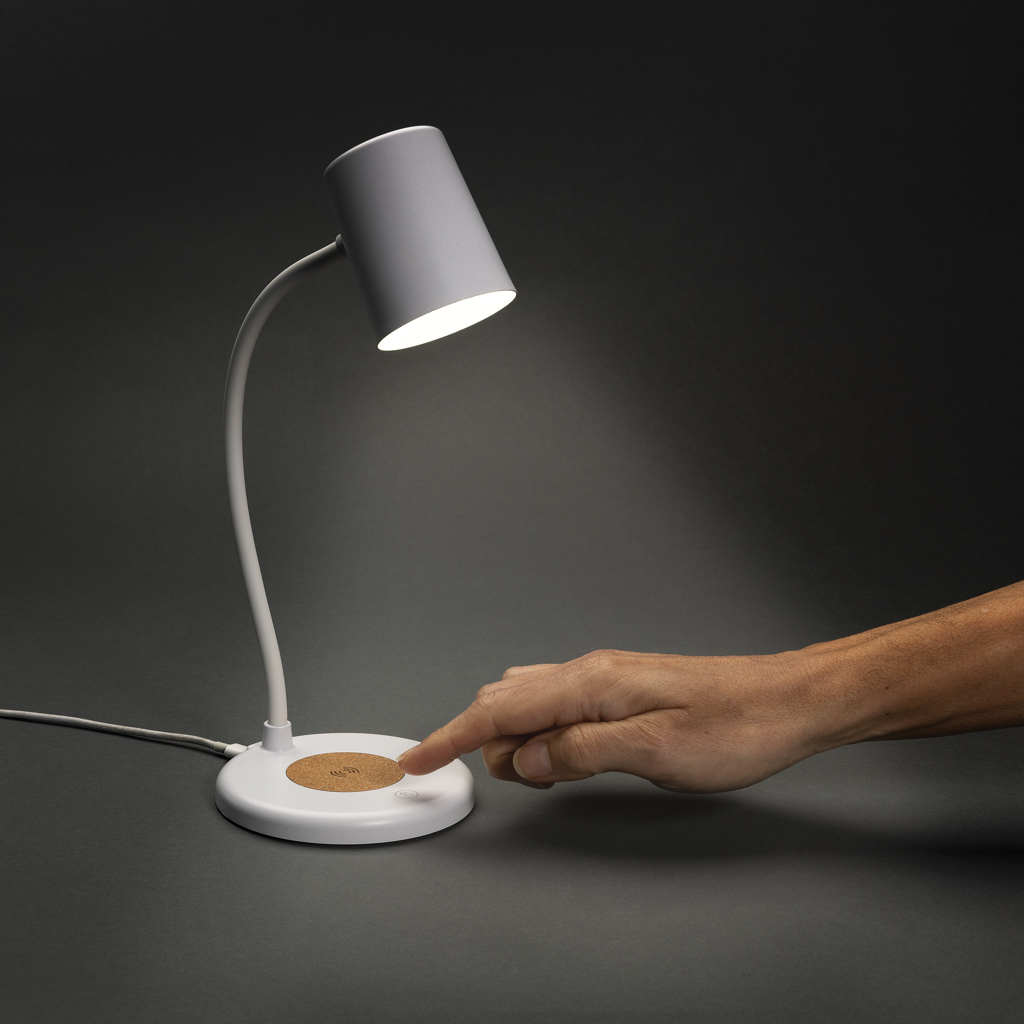 Miniature 7 pour Lampe de bureau 15W  en liège et plastique RCS Zenara