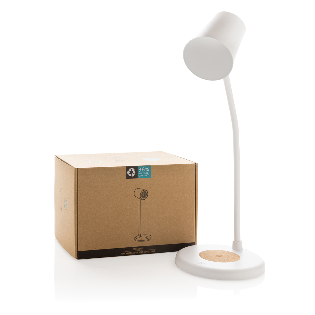 Miniature 15 pour Lampe de bureau 15W  en liège et plastique RCS Zenara