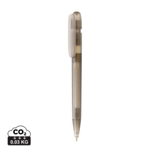 Visuel Stylo transparent en ABS recyclé et certifié GRS Devin