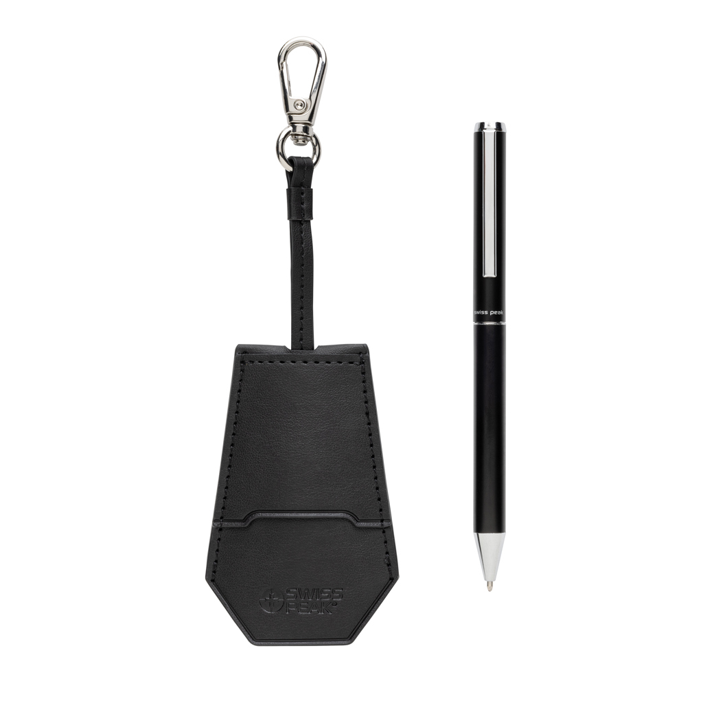 Miniature 3 pour Set porte-clés et stylo en PU recyclé RCS Swiss Peak Tula