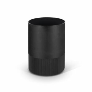Visuel POT A CRAYONS PLASTIQUE RECYCLE NOIR