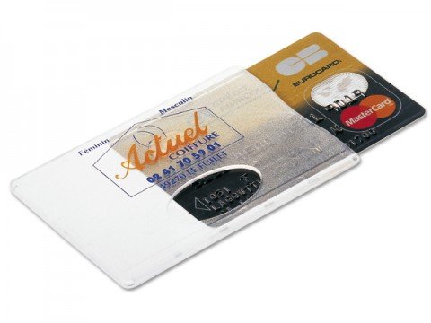 Miniature 3 pour PROTEGE CARTE DE CREDIT TRANSPARENT