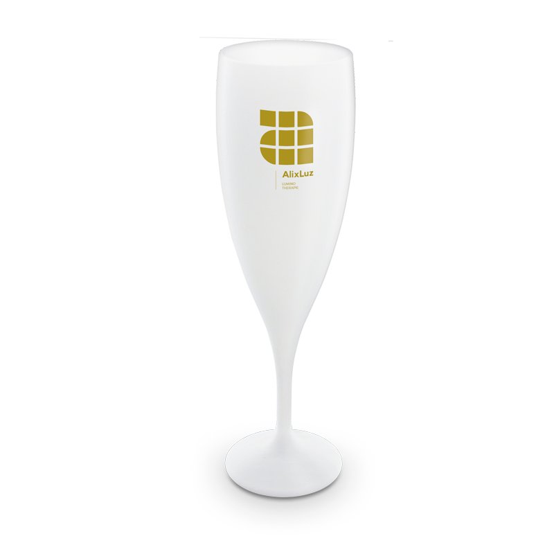 Miniature 5 pour FLUTE A CHAMPAGNE PLASTIQUE REUTILISABLE 14 cl RAS BORD