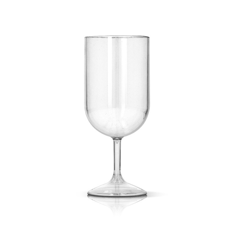 Miniature 8 pour VERRE A PIED EN PLASTIQUE REUTILISABLE TRITAN 18 cl RAS BORD