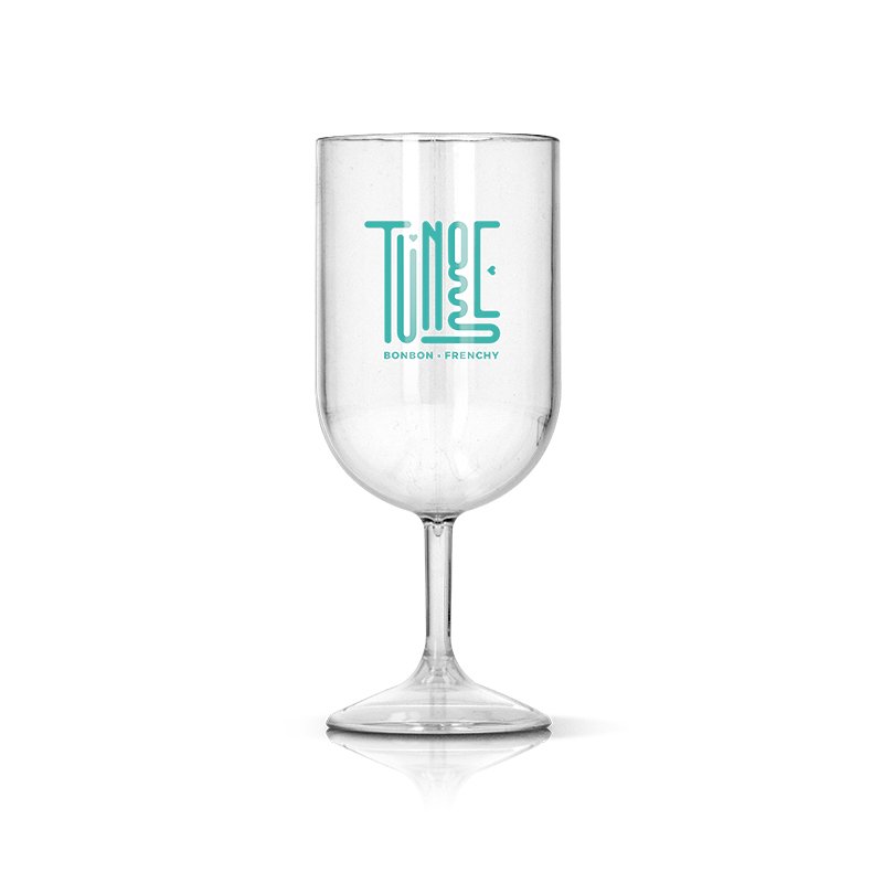 Miniature 3 pour VERRE A PIED EN PLASTIQUE REUTILISABLE TRITAN 18 cl RAS BORD