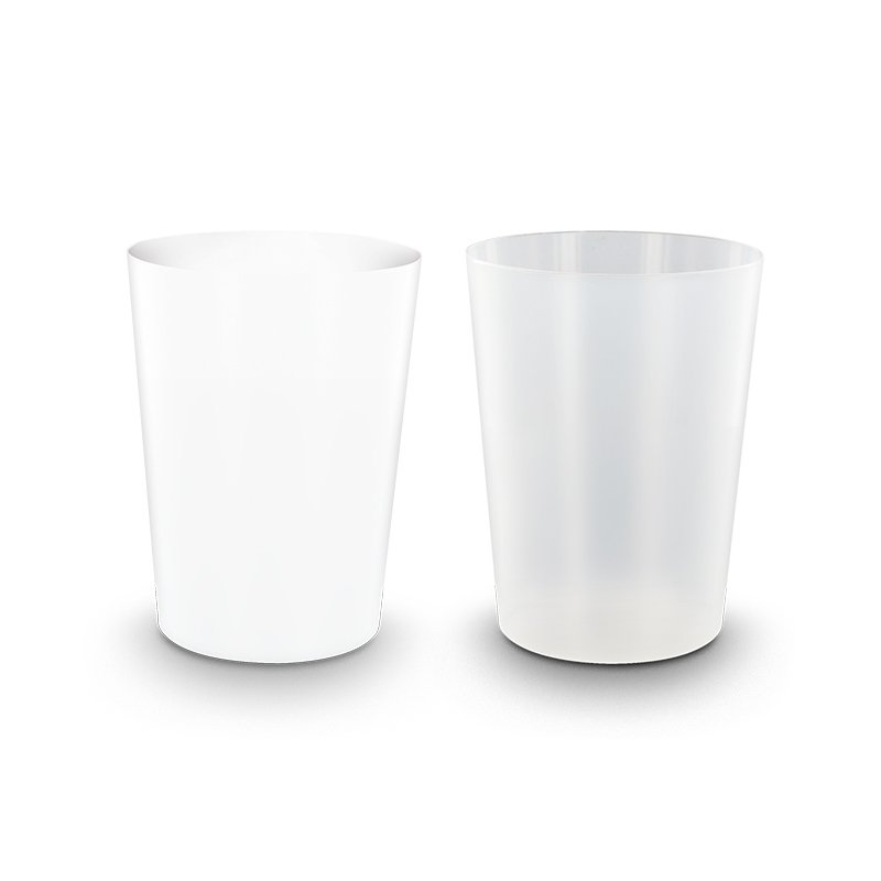 Miniature 2 pour GOBELET PLASTIQUE REUTILISABLE 22 cl RAS BORD