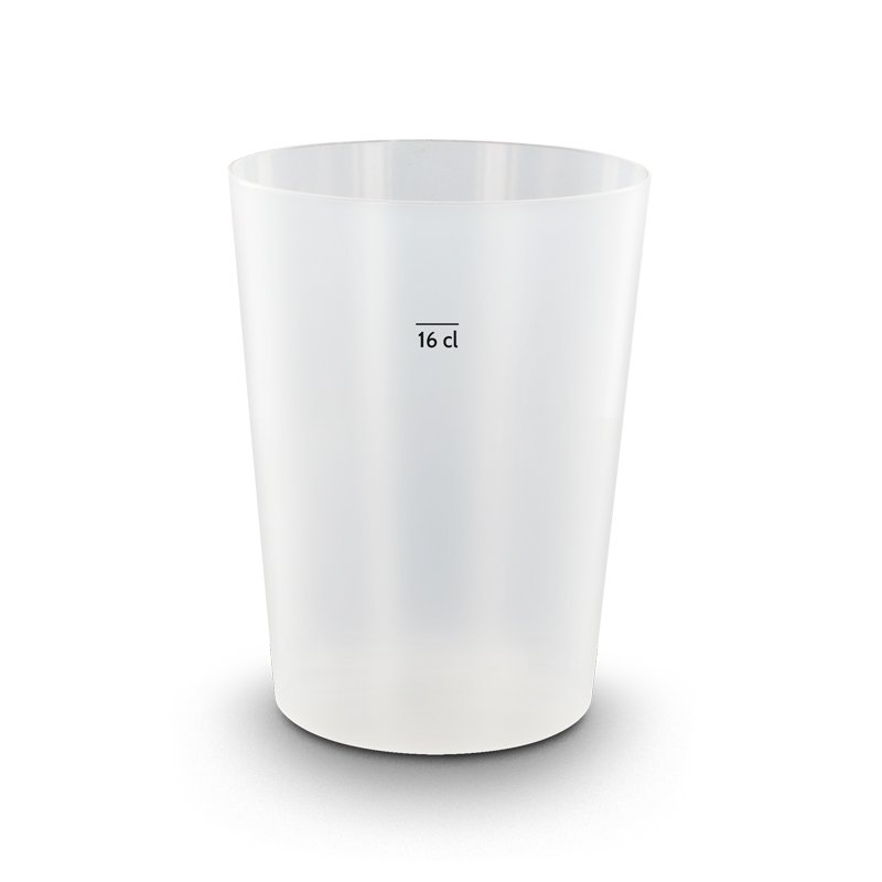 Miniature 4 pour GOBELET PLASTIQUE REUTILISABLE 22 cl RAS BORD