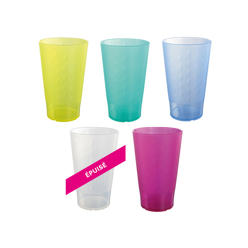 Miniature 2 pour GOBELET PLASTIQUE REUTILISABLE 33 cl - PREMIUM