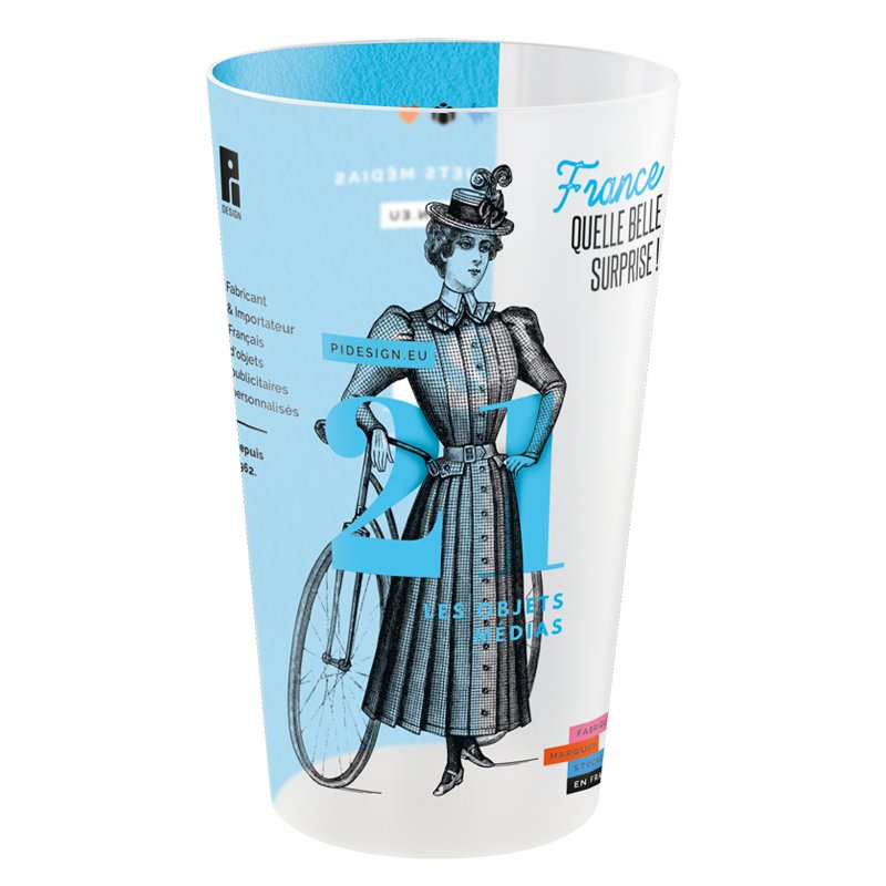 Miniature 7 pour GOBELET PLASTIQUE REUTILISABLE 60 cl  RAS BORD (IML)