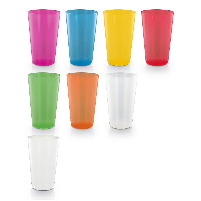 Miniature 2 pour GOBELET PLASTIQUE REUTILISABLE 60 cl RAS BORD