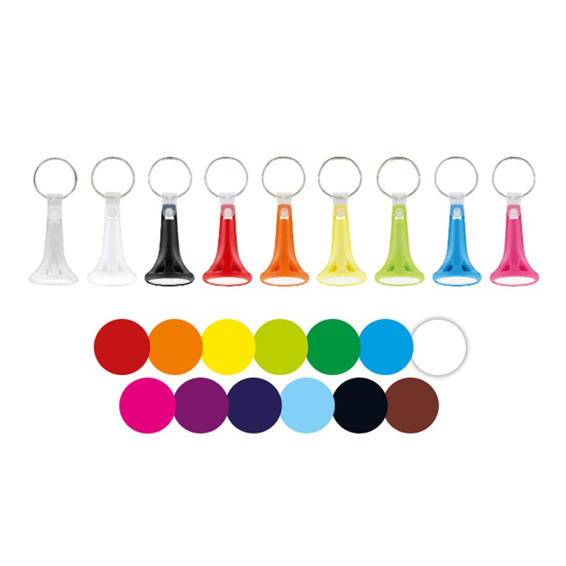 Miniature 2 pour PORTE CLES PORTE JETON AVEC JETON (anneau 25 mm)