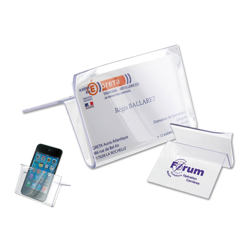 Miniature 1 pour SUPPORT CARTE DE VISITE ET SMARTPHONE