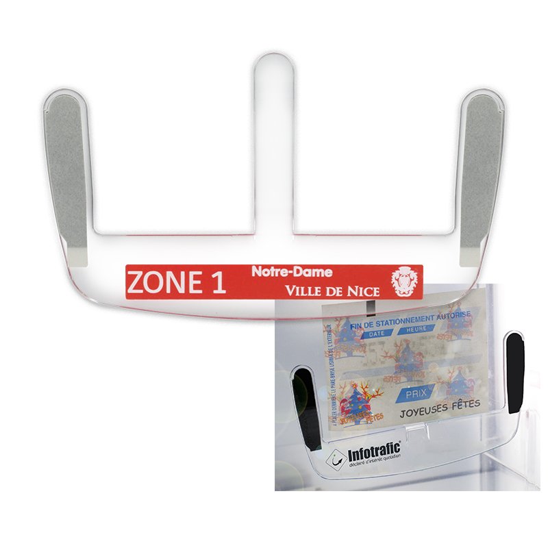 Miniature 1 pour SUPPORT TICKET DE STATIONNEMENT