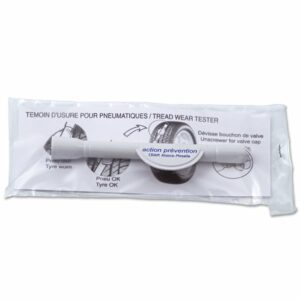 Visuel TESTEUR USURE DE PNEUS EN SACHET INDIVIDUEL AVEC NOTICE