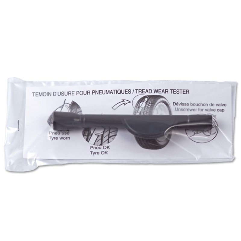 Miniature 5 pour TESTEUR USURE DE PNEUS EN SACHET INDIVIDUEL AVEC NOTICE