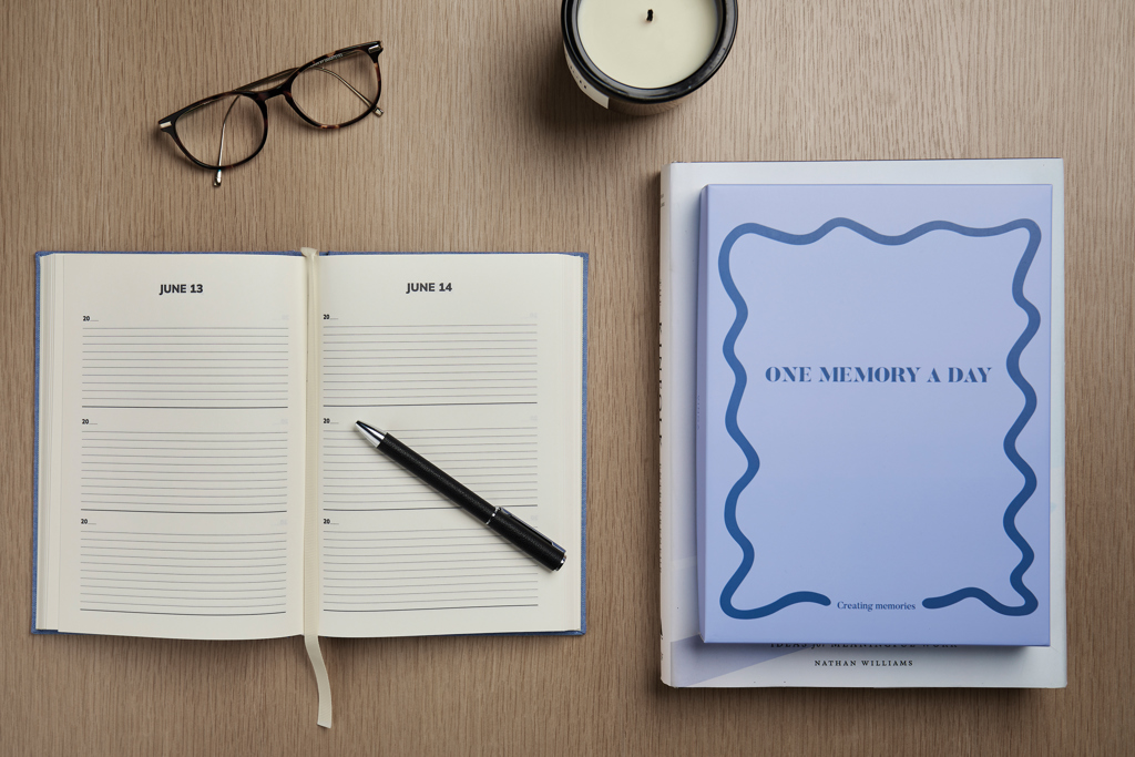 Miniature 1 pour VINGA One memory a day Journal intime en papier  recyclé GRS