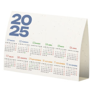 Visuel Calendrier Bureau Ensemencé Huwa - personnalisable