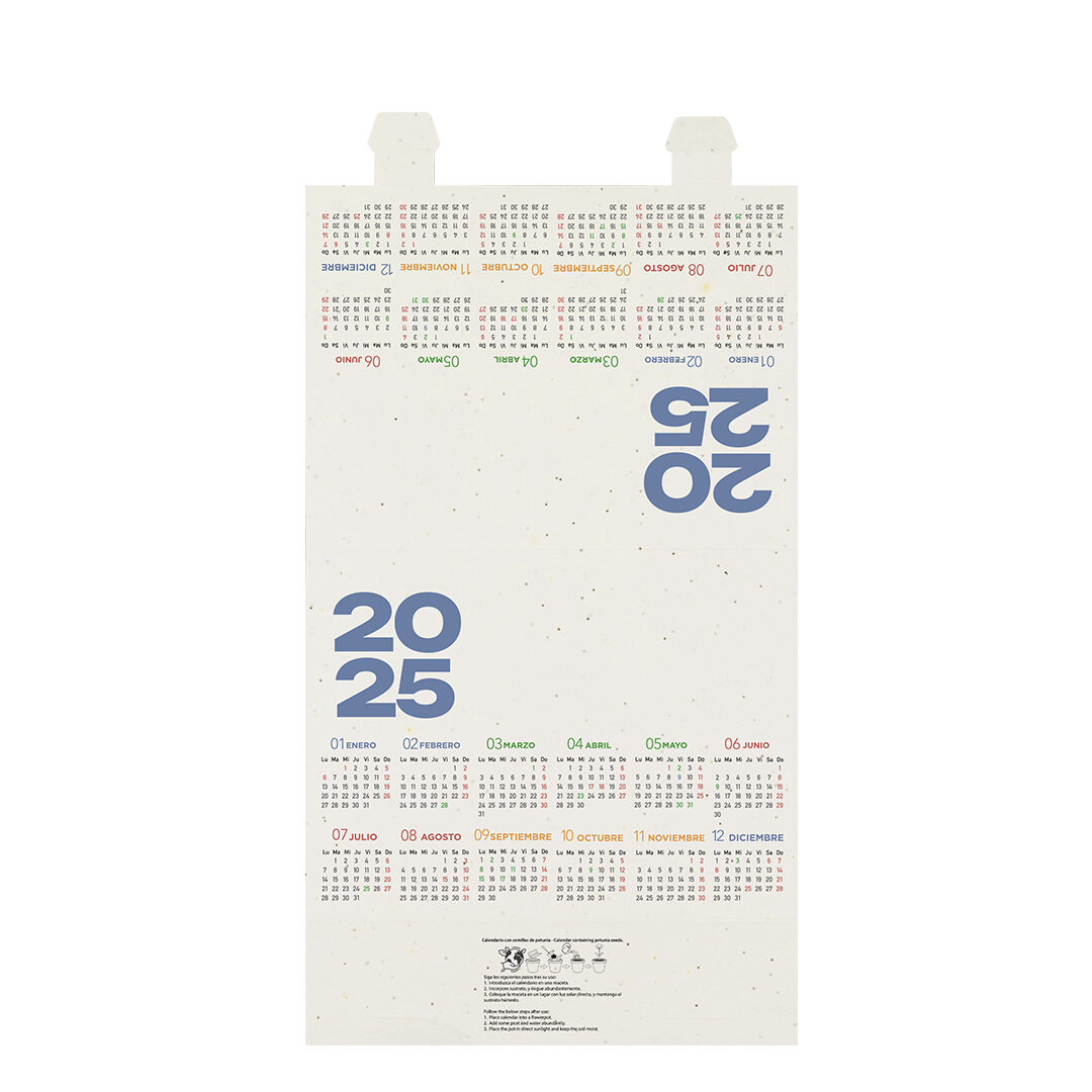 Miniature 2 pour Calendrier Bureau Ensemencé Huwa - personnalisable