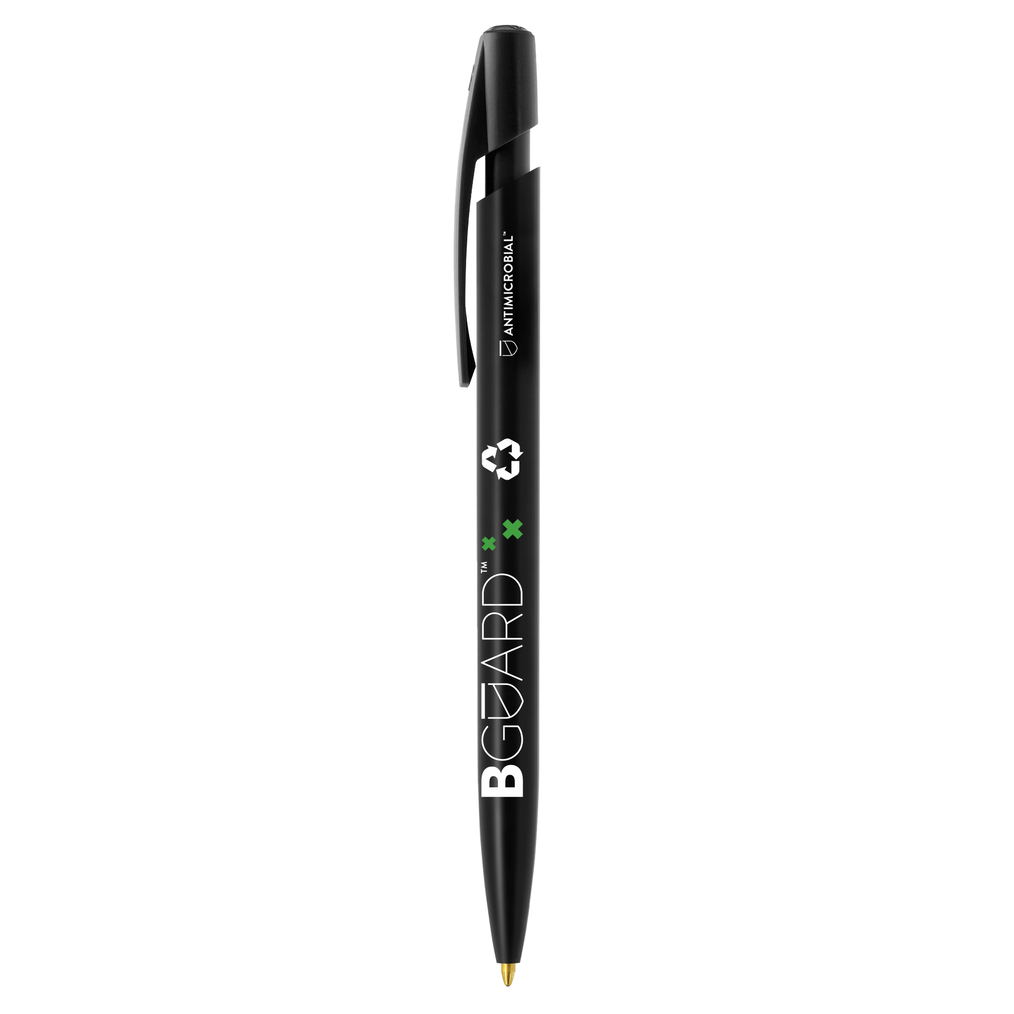 Miniature 4 pour Stylo bille BIC® Media Clic BGUARD™ Antimicrobial Ecolutions® Logo Antimicrobial