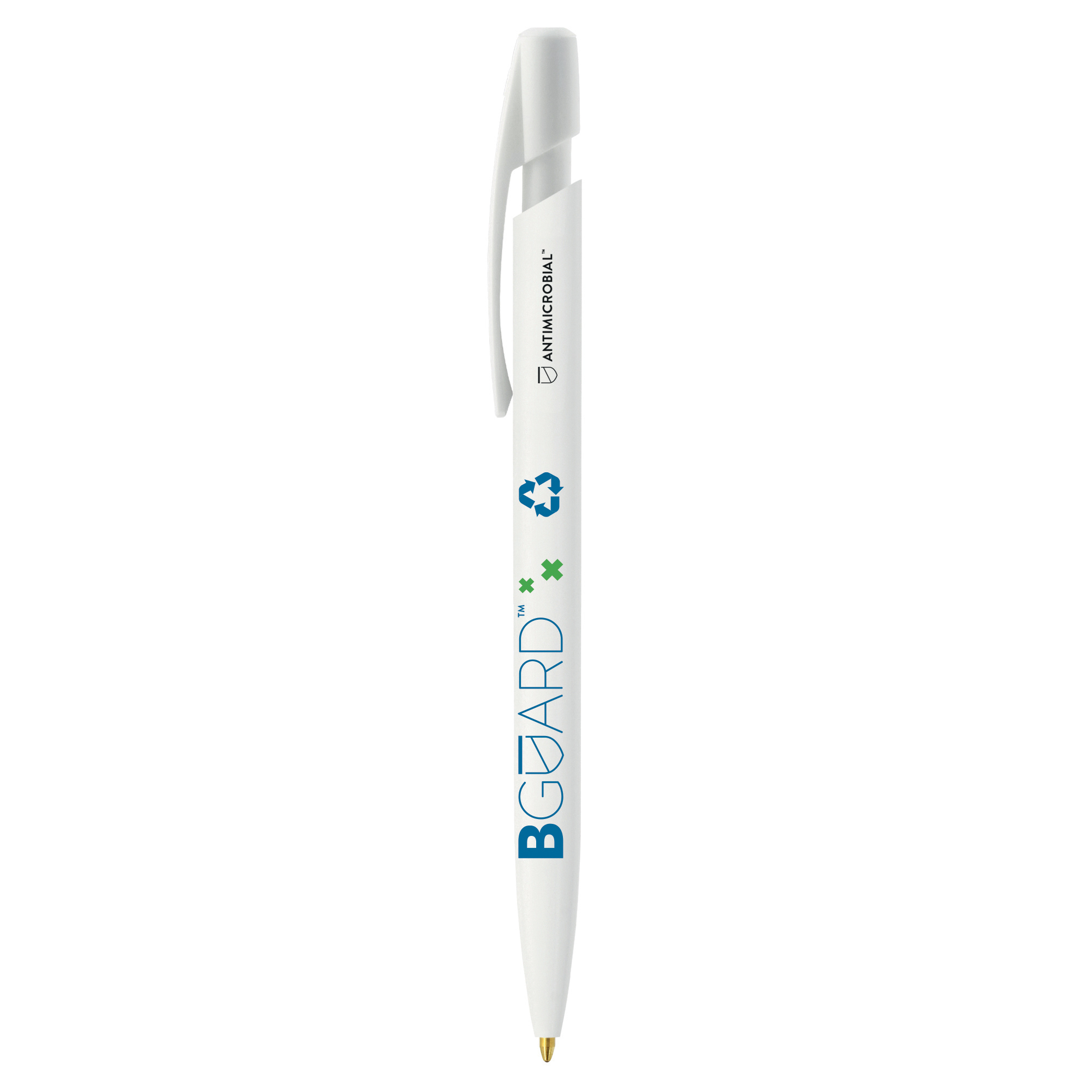 Miniature 1 pour Stylo bille BIC® Media Clic BGUARD™ Antimicrobial Ecolutions® Logo Antimicrobial