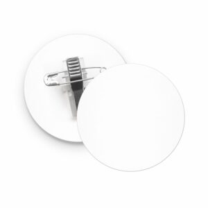 Visuel BADGE PLASTIQUE (PS) ROND Ø55 mm AVEC PINCE EPINGLE