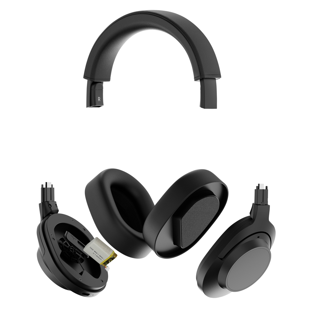 Miniature 3 pour Casque ANC sans fil réparable plastique recyclé RCS Irvine