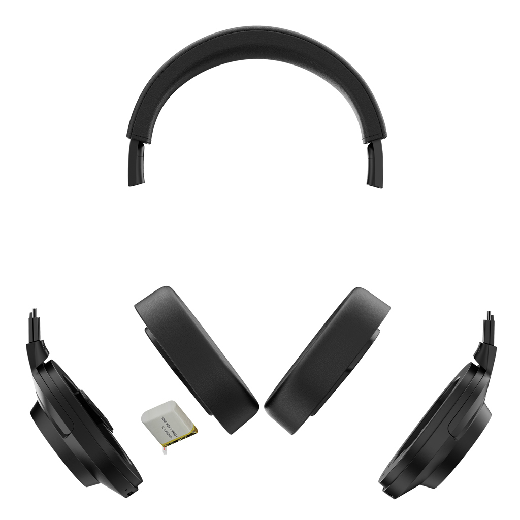 Miniature 5 pour Casque ANC sans fil réparable plastique recyclé RCS Irvine