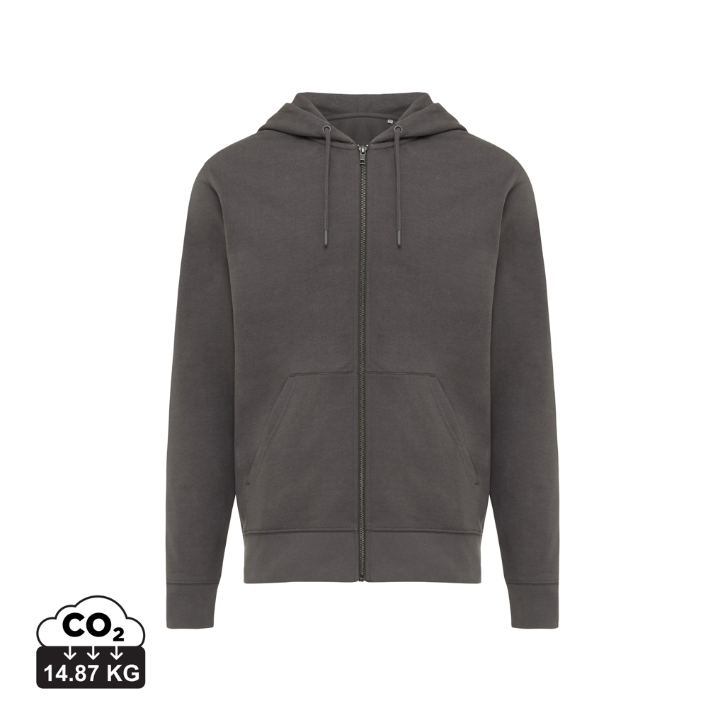 Miniature 16 pour Sweat à capuche avec zip en coton recyclé Iqoniq Abisko